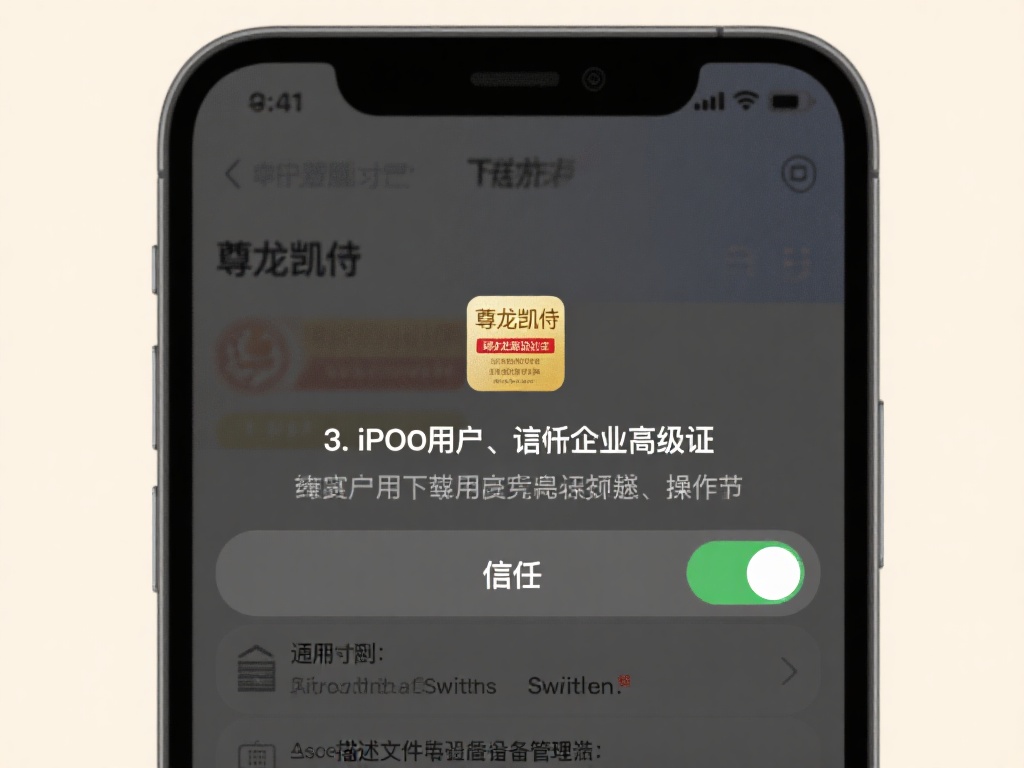 3. iOS用户：信任企业级证书
苹果用户在安装