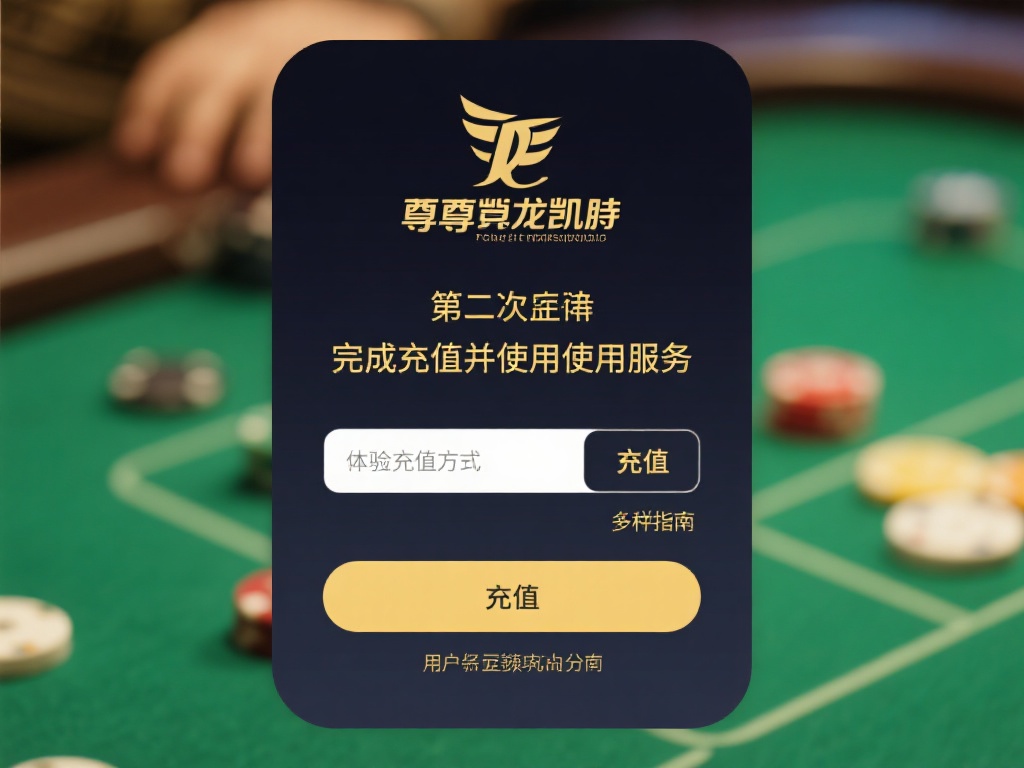 第二步：完成充值并轻松使用服务
充值是体验尊龙凯