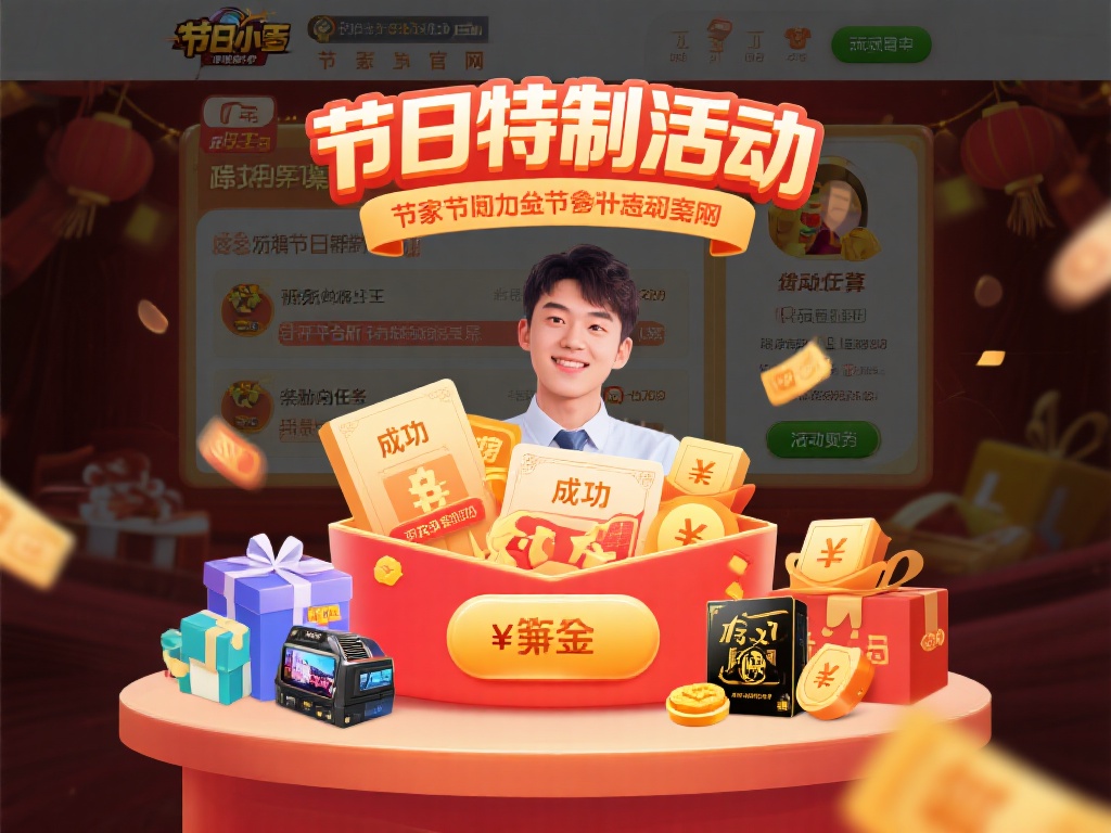 以用户小王为例，通过参与官网的“节日特制活动”，他