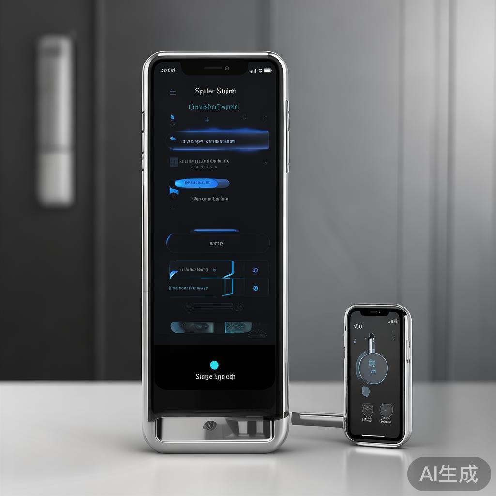 这款智能锁的界面设计简便直观，支持一键设置和多用户